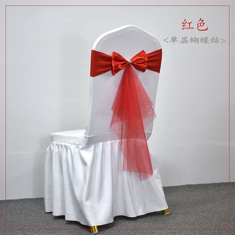 Chair Sash Organza - 10 50 Uds. Fajas de LICRA