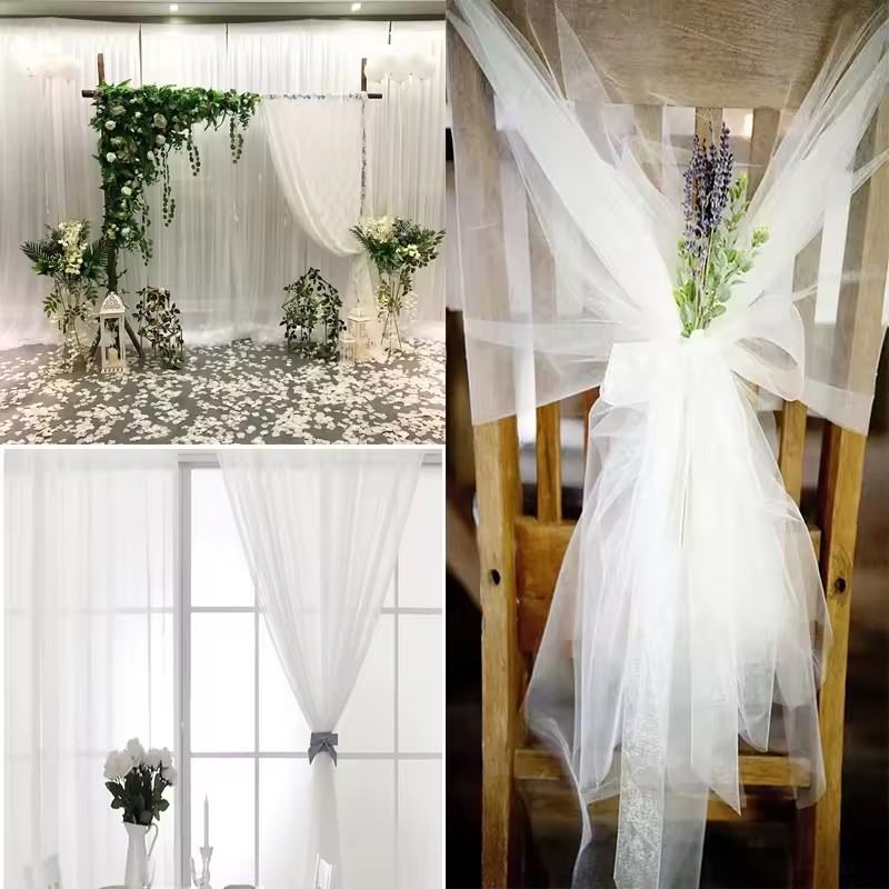 Chair Sash Organza - Rollo de Tul de 10m para