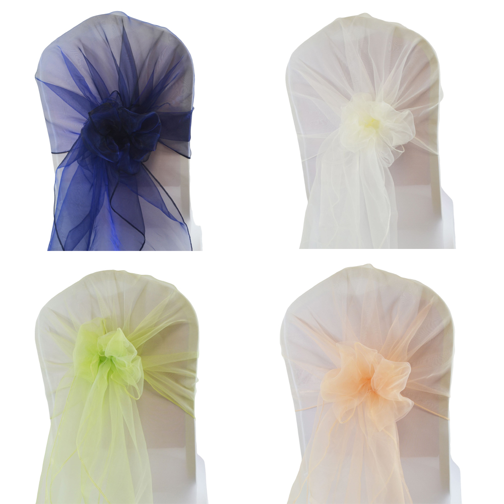 Chair Sash Organza - Faja de Organza para silla de