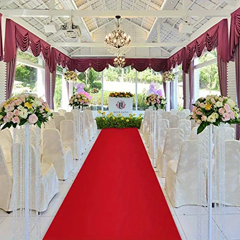 Aisle Runner White - Alfombra roja para ceremonia, alfombras para