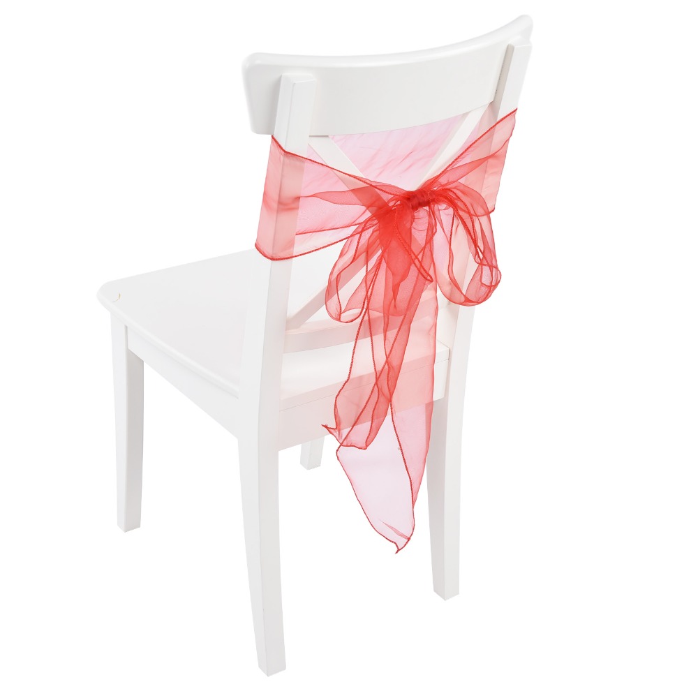 10 piezas de lazos de organza  - Chair Sash Organza reseña y precio