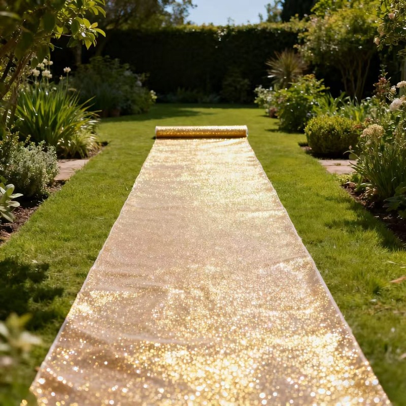 Alfombras de boda brillantes,  - Aisle Runner White reseña y precio