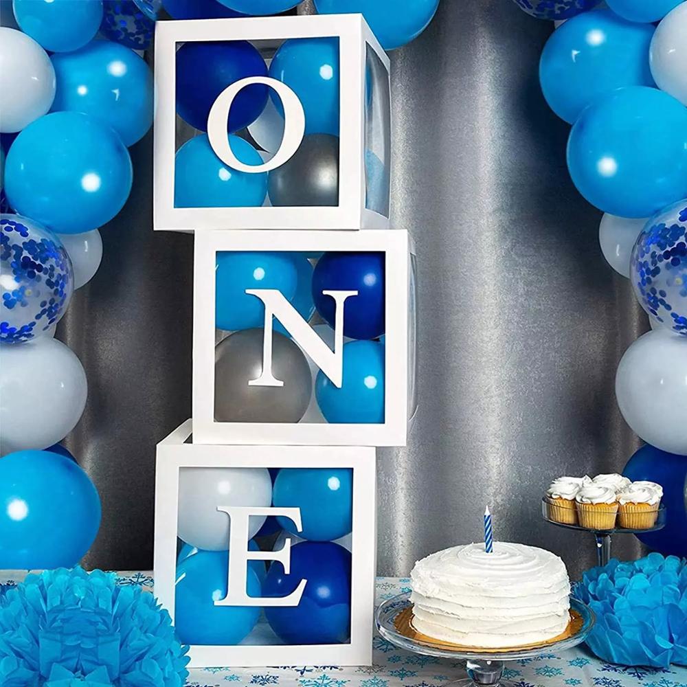 Caja de globos con letras del  - Wedding Z reseña y precio