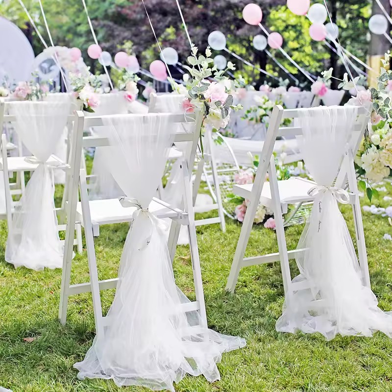 Rollo de Tul de 10m para Decor - Chair Sash Organza reseña y precio