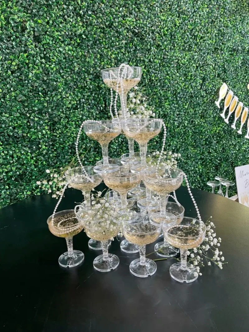 Juego de 20-60 Copas de Champá - Champagne Tower Set reseña y precio