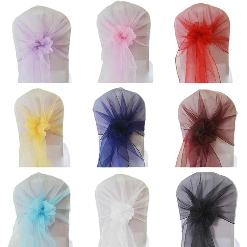 Faja de Organza para silla de  - Chair Sash Organza reseña y precio