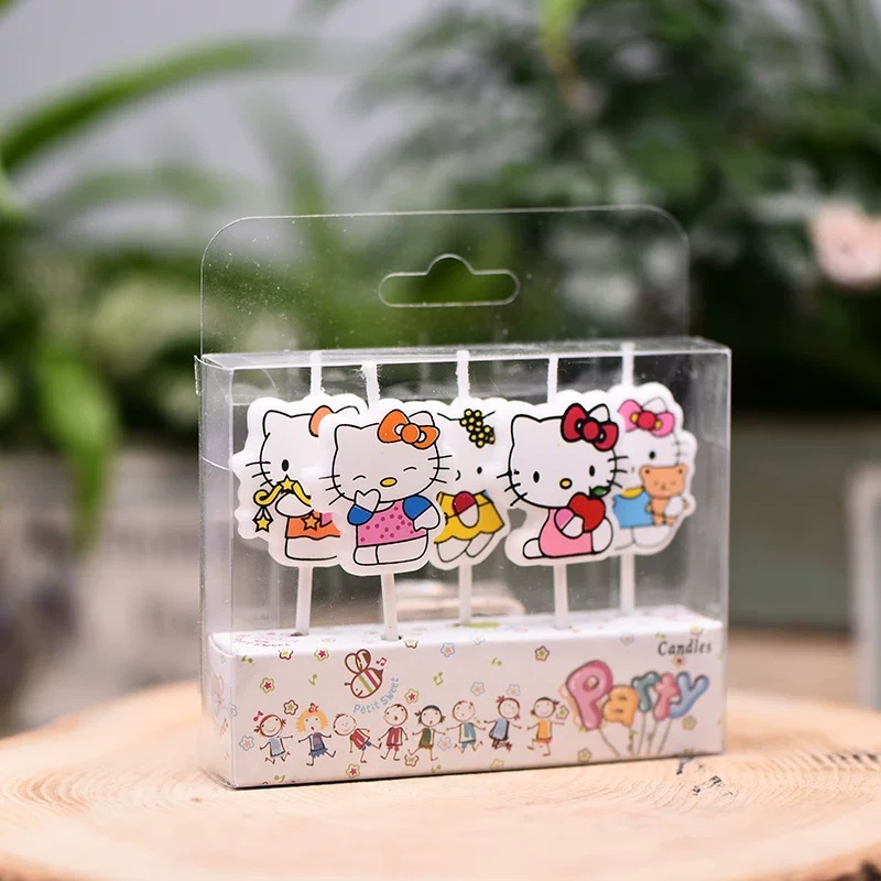 Juego de 5 Velas Kawaii HelloK - Unity Candle Set reseña y precio