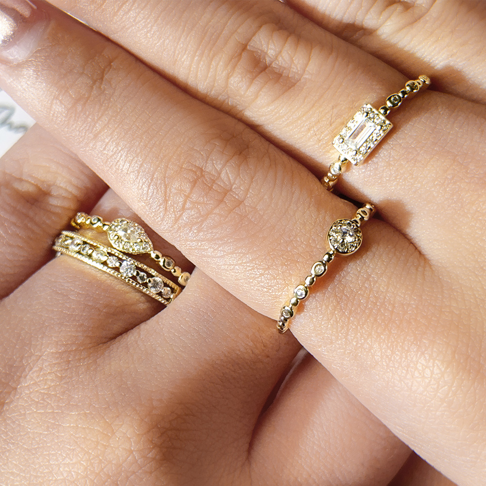 Anillo delicado de moda corean - Supplier Wedding reseña y precio