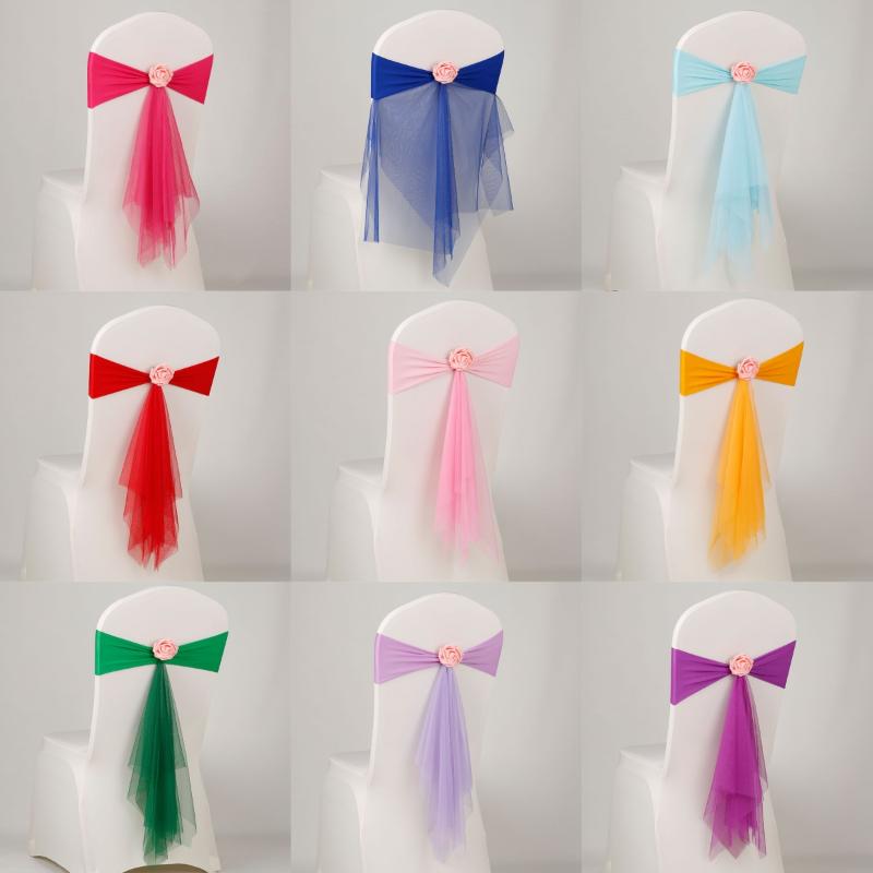 1 Pieza de Lazos de Organza pa - Chair Sash Organza reseña y precio