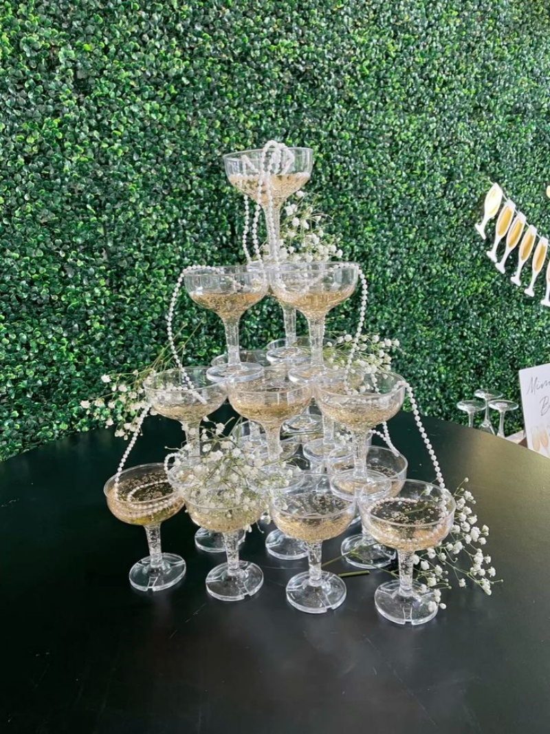 20-60 Uds. Vasos acrílicos par - Champagne Tower Set reseña y precio