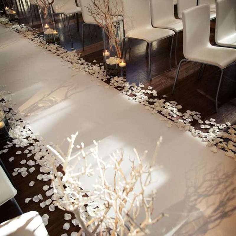 Alfombra blanca para corredor  - Aisle Runner White reseña y precio