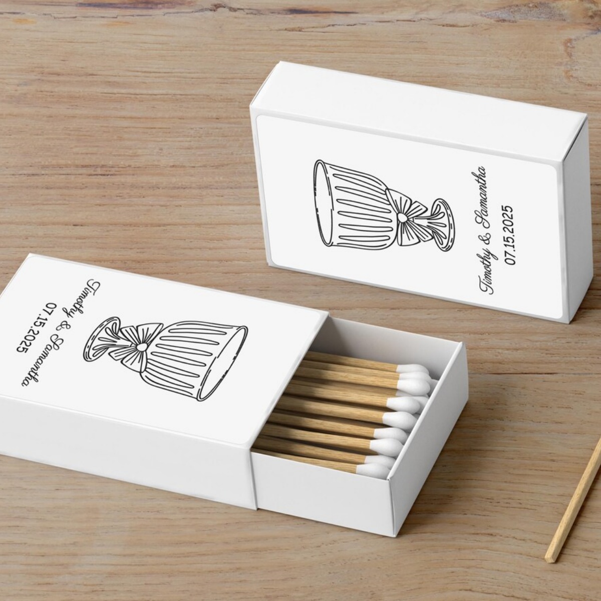 Caja de cerillas personalizada - Champagne Tower Set reseña y precio