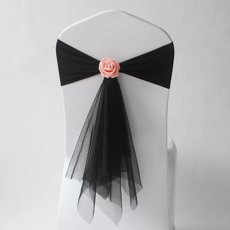 Decoración de boda, marco de s - Chair Sash Organza reseña y precio