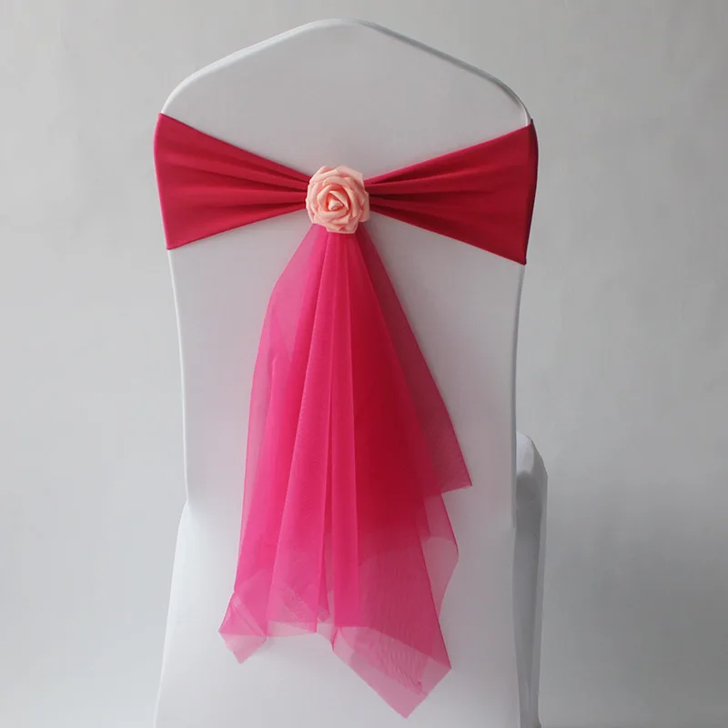 Decoración de boda, marco de s - Chair Sash Organza reseña y precio