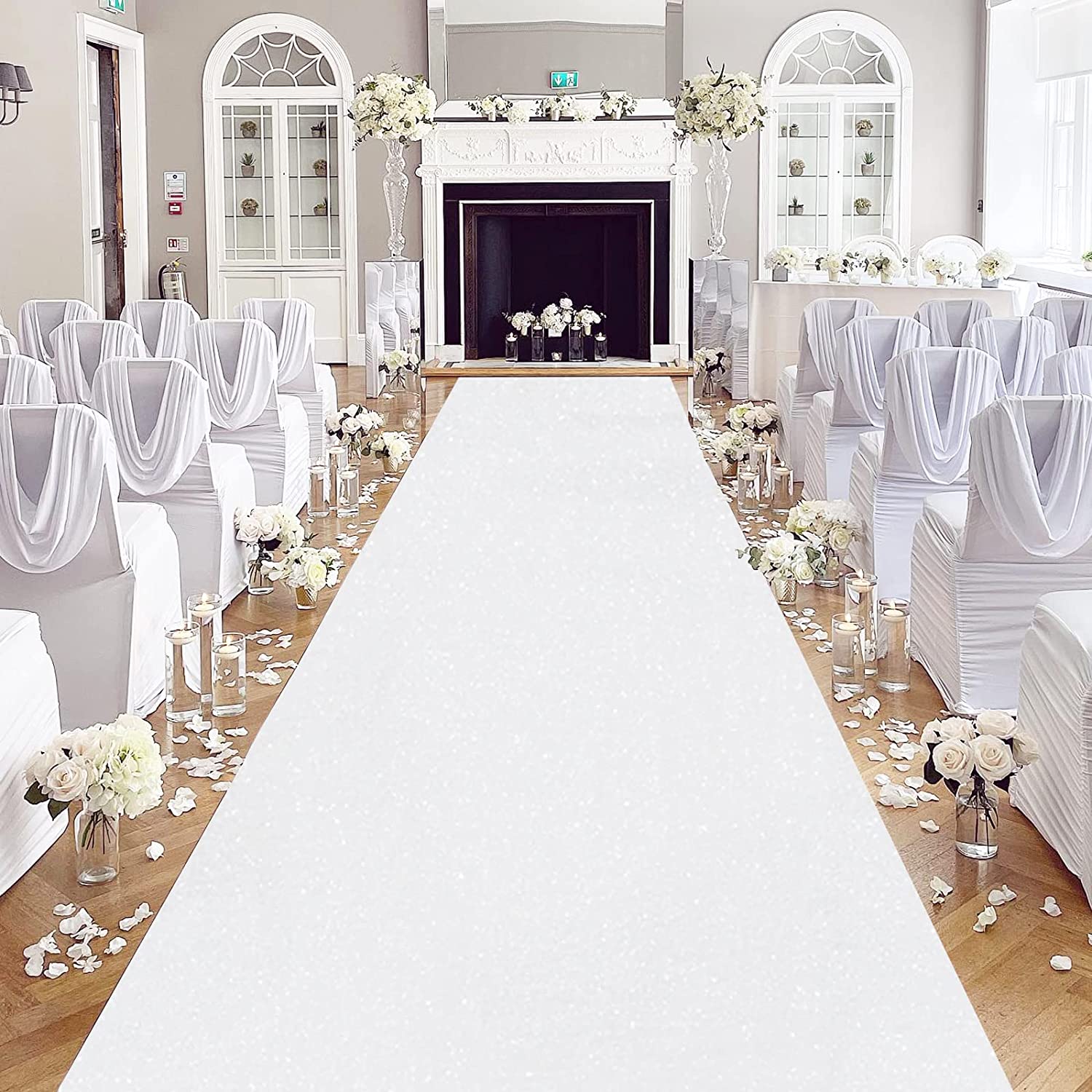 Alfombra blanca romántica de b - Aisle Runner White reseña y precio
