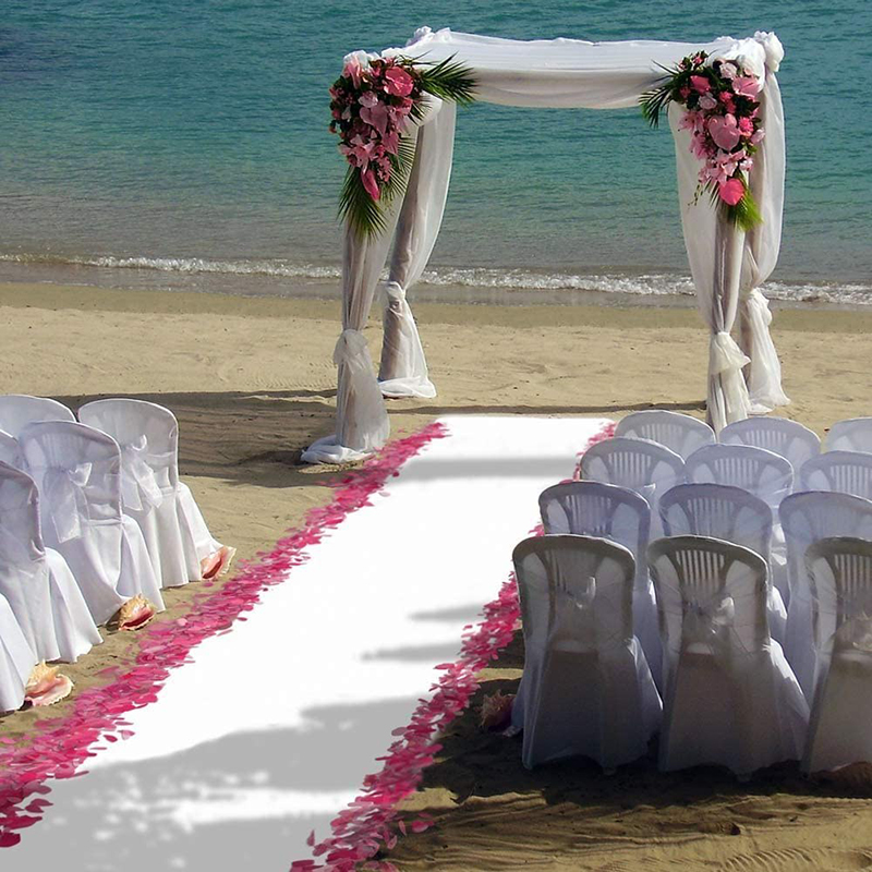 Alfombra antideslizante para p - Aisle Runner White reseña y precio