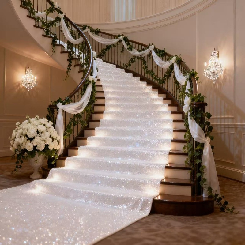 Elegante pasillo de boda blanc - Aisle Runner White reseña y precio