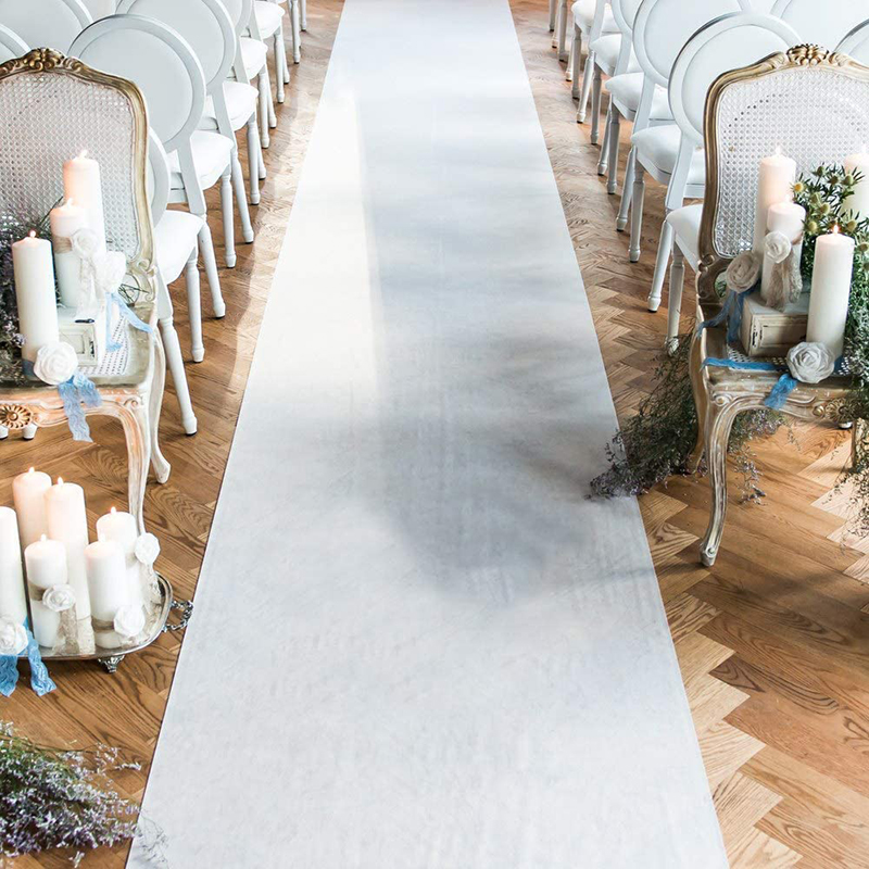 Alfombra blanca de 1,5 M de an - Aisle Runner White reseña y precio