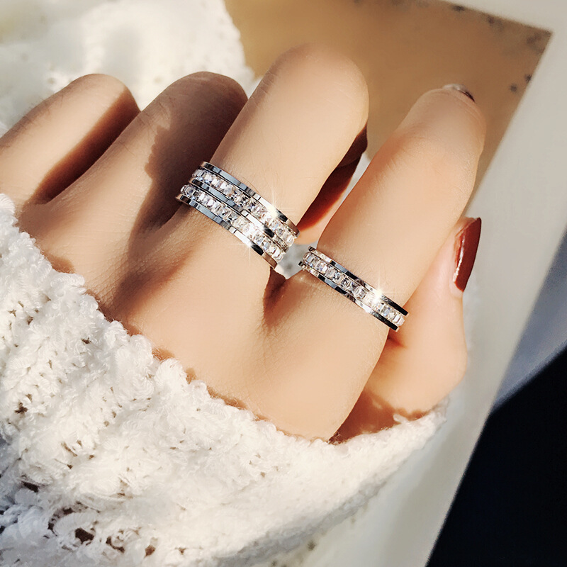 Anillo de acero inoxidable con - Wedding Z reseña y precio