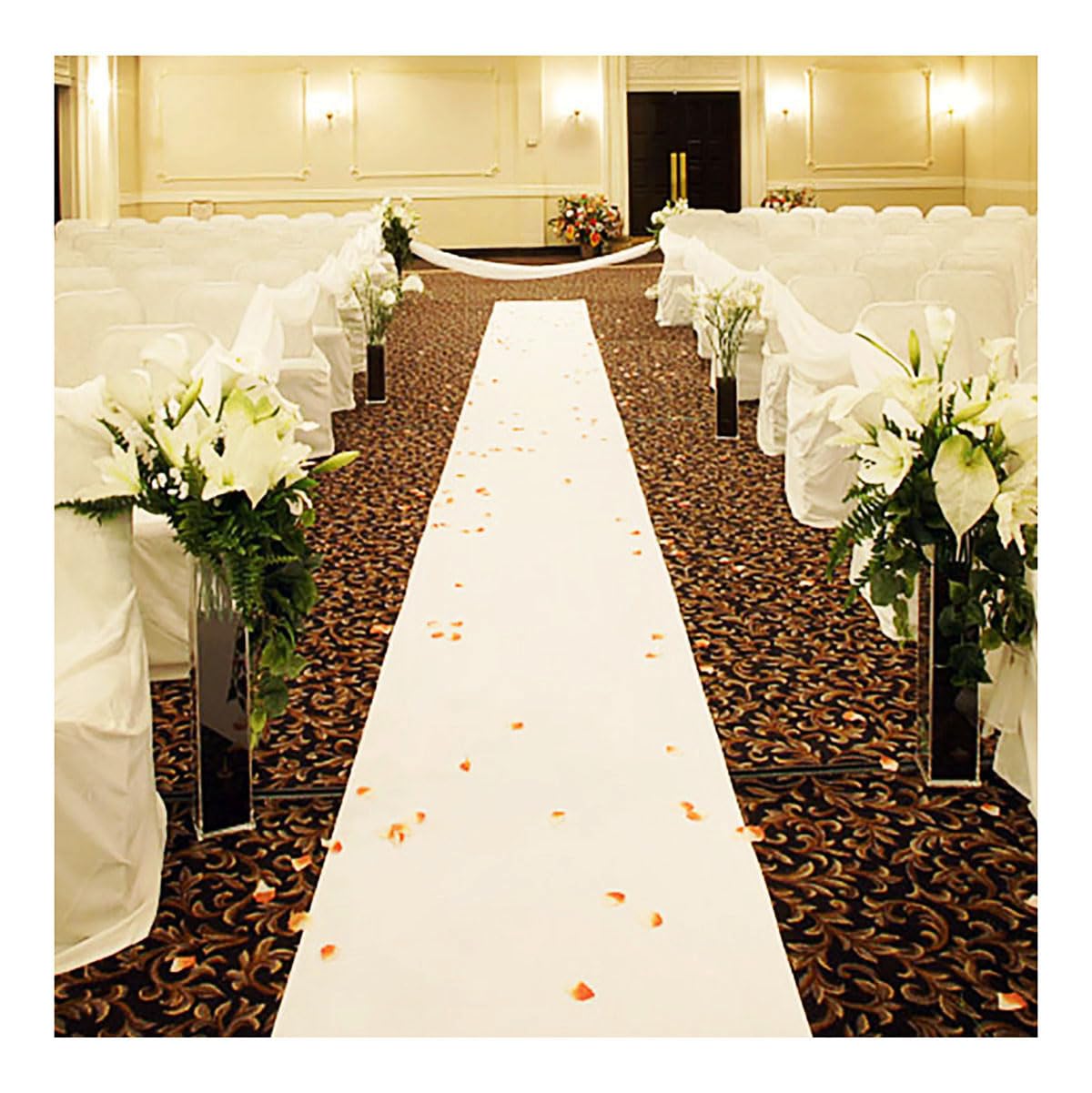 Alfombra blanca antideslizante - Aisle Runner White reseña y precio